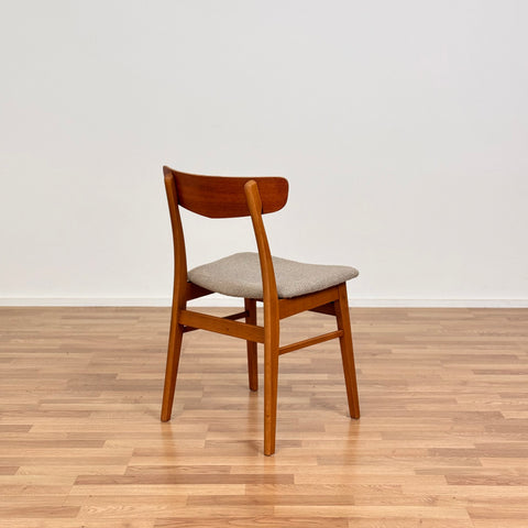 PRICE Set of 4 dining chairs in teak & beech by Findahl, 1950s-60s, Denmark - Beyo Vintage
