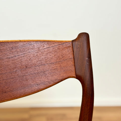 Set of 4 dining chairs in teak by Ærthøj Jensen & Mølholm, 1950s-60s, Denmark