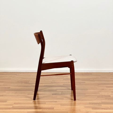 Set of 4 dining chairs in teak by Ærthøj Jensen & Mølholm, 1950s-60s, Denmark