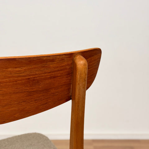 PRICE Set of 4 dining chairs in teak & beech by Findahl, 1950s-60s, Denmark - Beyo Vintage