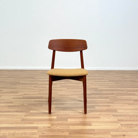 Set of 4 dining chairs in teak by Harry Østergaard, 1950s-60s, Denmark - Beyo Vintage