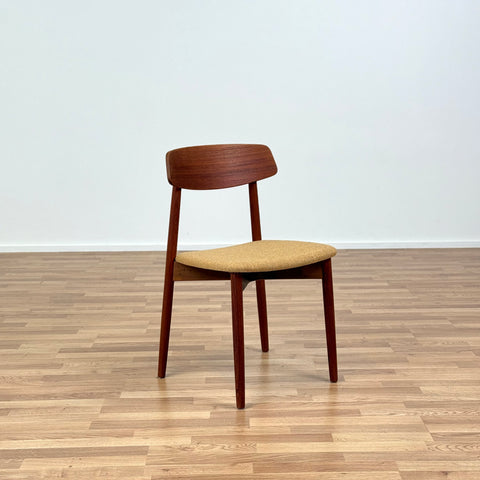 Set of 4 dining chairs in teak by Harry Østergaard, 1950s-60s, Denmark - Beyo Vintage