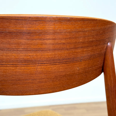 Set of 4 dining chairs in teak by Harry Østergaard, 1950s-60s, Denmark - Beyo Vintage