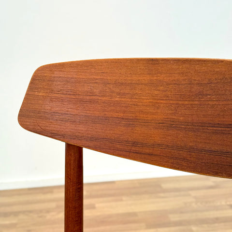 Set of 4 dining chairs in teak by Harry Østergaard, 1950s-60s, Denmark - Beyo Vintage