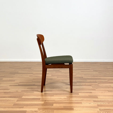 Set of 4 dining chairs in teak by Skive Møbelfabrik, 1950s-60s, Denmark - Beyo Vintage