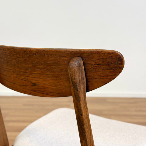 PRICE Set of 4 dining chairs "model 210" in teak by Farstrup, 1950s-60s, Denmark - Beyo Vintage