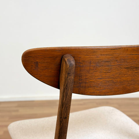 PRICE Set of 4 dining chairs "model 210" in teak by Farstrup, 1950s-60s, Denmark - Beyo Vintage