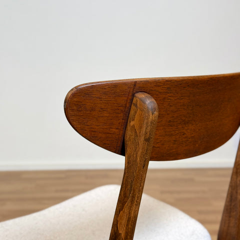 PRICE Set of 4 dining chairs "model 210" in teak by Farstrup, 1950s-60s, Denmark - Beyo Vintage