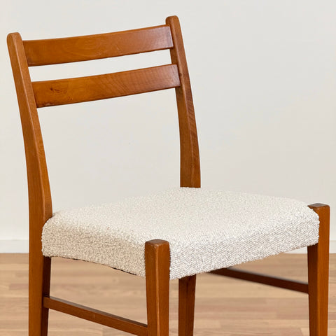 Set of 4 dining chairs with bouclé - Beyo Vintage