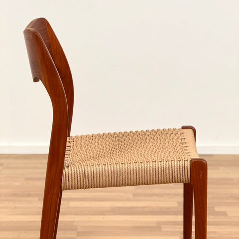 Set of 4 NIELS O. MØLLER , model '71', in teak, 1950s-60s, Sweden - Beyo Vintage