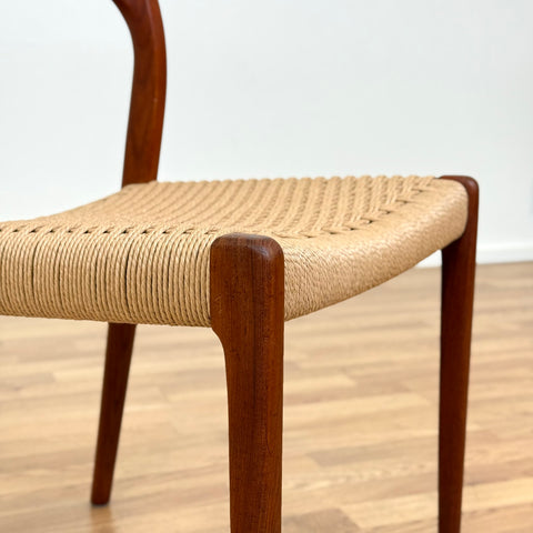 Set of 4 NIELS O. MØLLER , model '71', in teak, 1950s-60s, Sweden - Beyo Vintage