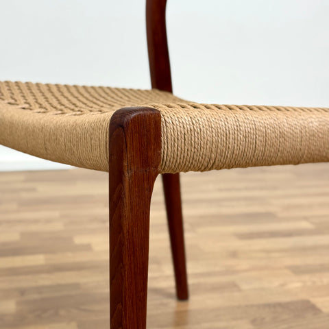 Set of 4 NIELS O. MØLLER , model '71', in teak, 1950s-60s, Sweden - Beyo Vintage