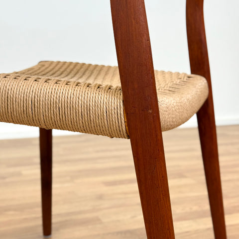 Set of 4 NIELS O. MØLLER , model '71', in teak, 1950s-60s, Sweden - Beyo Vintage