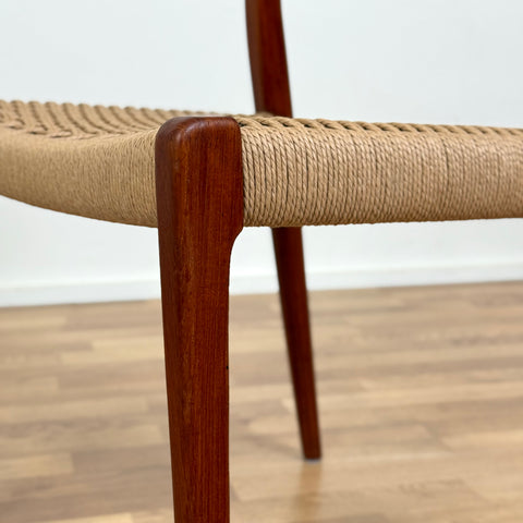 Set of 4 NIELS O. MØLLER , model '71', in teak, 1950s-60s, Sweden - Beyo Vintage