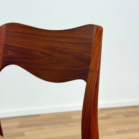 Set of 4 NIELS O. MØLLER , model '71', in teak, 1950s-60s, Sweden - Beyo Vintage