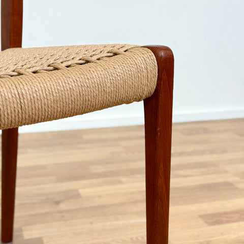Set of 4 NIELS O. MØLLER , model '71', in teak, 1950s-60s, Sweden - Beyo Vintage
