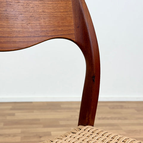 Set of 4 NIELS O. MØLLER , model '71', in teak, 1950s-60s, Sweden - Beyo Vintage
