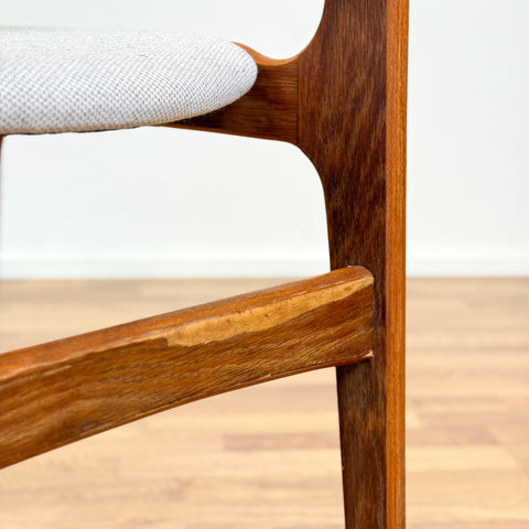 Set of 4 oak dining chairs by Erik Buch, 1950s-60s, Denmark - Beyo Vintage