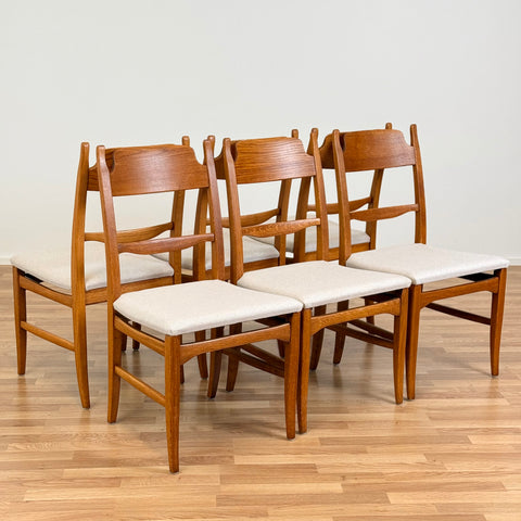 Set of 6 dining chairs, Carl Malmsten, Calmare - Beyo Vintage