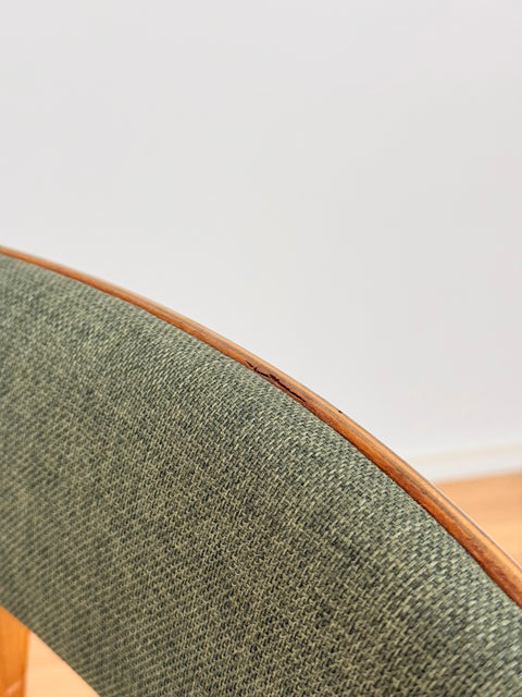 Set of 6 dining chairs in beech & teak, Farstrup, Denmark - Beyo Vintage