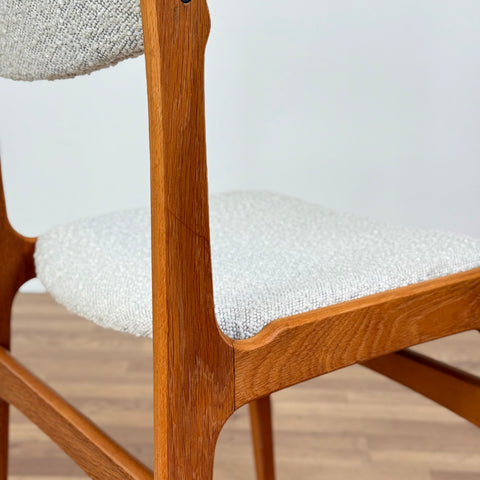 Set of 6 dining chairs in oak by Erik Buch, 1950s-60s, Denmark - Beyo Vintage