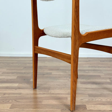Set of 6 dining chairs in oak by Erik Buch, 1950s-60s, Denmark - Beyo Vintage