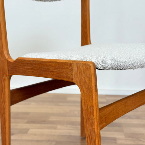 Set of 6 dining chairs in oak by Erik Buch, 1950s-60s, Denmark - Beyo Vintage