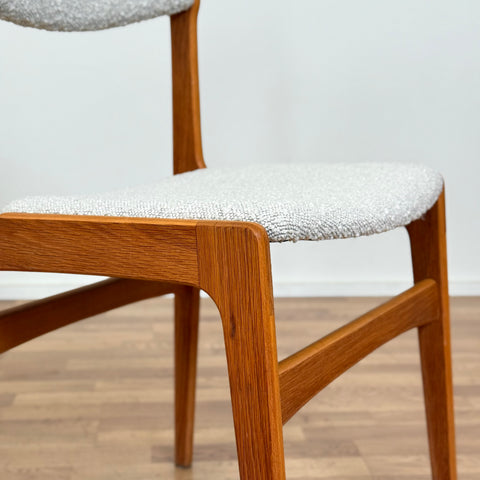 Set of 6 dining chairs in oak by Erik Buch, 1950s-60s, Denmark - Beyo Vintage