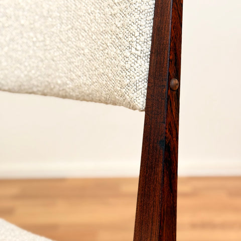 Set of 6 dining chairs in Santos rosewood, 1950s-60s, Denmark