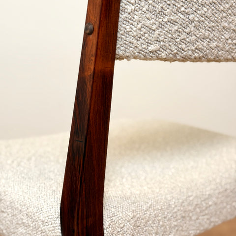 Set of 6 dining chairs in Santos rosewood, 1950s-60s, Denmark