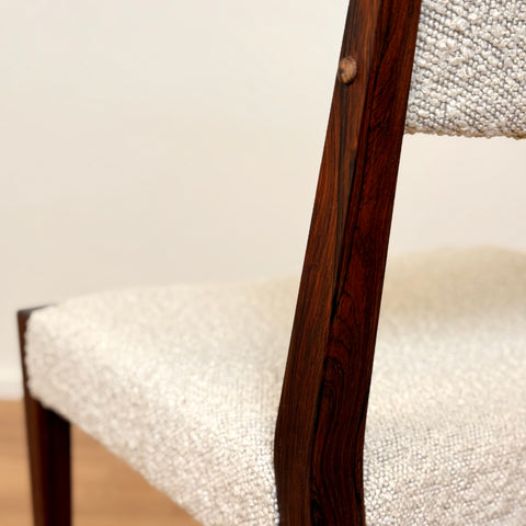 Set of 6 dining chairs in Santos rosewood, 1950s-60s, Denmark