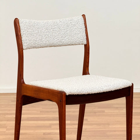 Set of 6 dining chairs in Santos rosweood, by Uldum Mobelfabrik, 1950s-60s, Denmark - Beyo Vintage