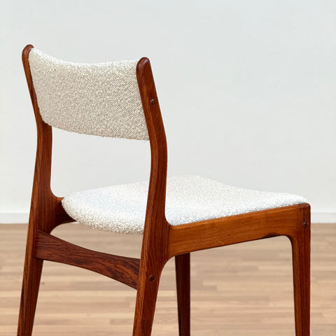 Set of 6 dining chairs in Santos rosweood, by Uldum Mobelfabrik, 1950s-60s, Denmark - Beyo Vintage