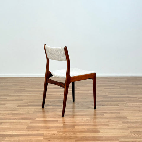 Set of 6 dining chairs in Santos rosweood, by Uldum Mobelfabrik, 1950s-60s, Denmark - Beyo Vintage