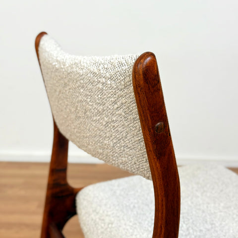 Set of 6 dining chairs in Santos rosweood, by Uldum Mobelfabrik, 1950s-60s, Denmark - Beyo Vintage