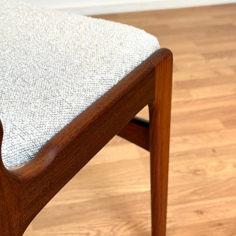 Set of 6 dining chairs in solid teak, by Eric Buch, 1950s-60s, Denmark - Beyo Vintage