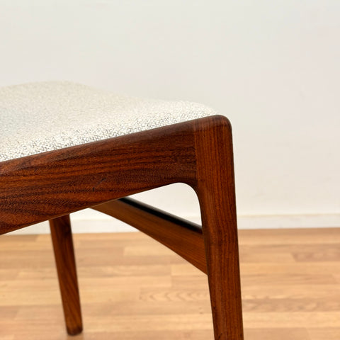 Set of 6 dining chairs in solid teak, by Eric Buch, 1950s-60s, Denmark