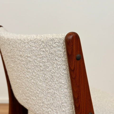 Set of 6 dining chairs in solid teak, by Eric Buch, 1950s-60s, Denmark
