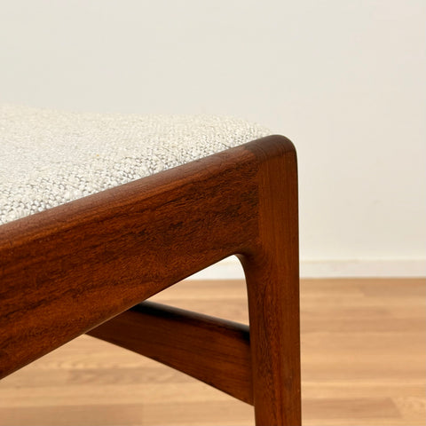 Set of 6 dining chairs in solid teak, by Eric Buch, 1950s-60s, Denmark