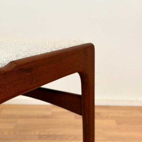 Set of 6 dining chairs in solid teak, by Eric Buch, 1950s-60s, Denmark