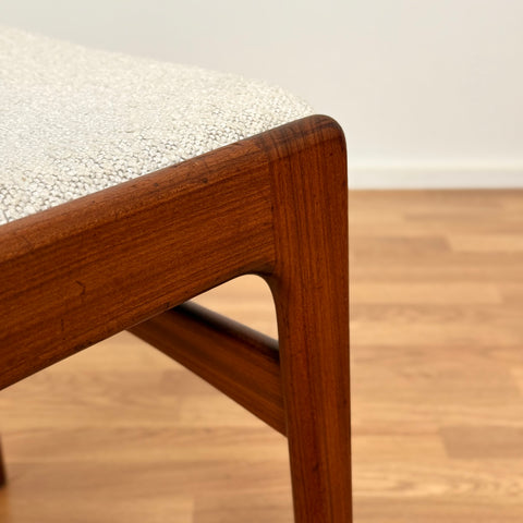Set of 6 dining chairs in solid teak, by Eric Buch, 1950s-60s, Denmark