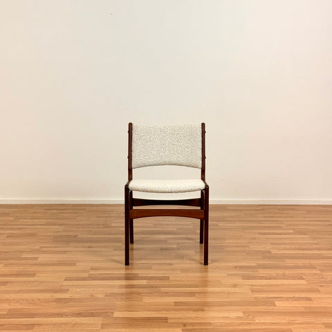 Set of 6 dining chairs in solid teak, by Eric Buch, 1950s-60s, Denmark