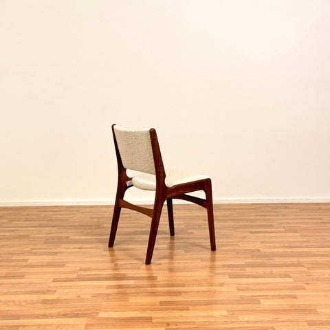 Set of 6 dining chairs in solid teak, by Eric Buch, 1950s-60s, Denmark