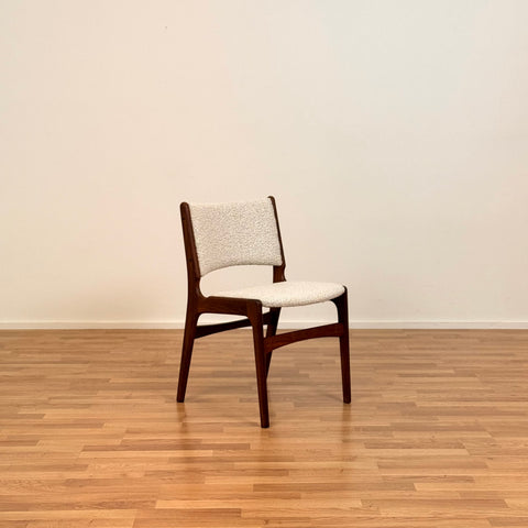 Set of 6 dining chairs in solid teak, by Eric Buch, 1950s-60s, Denmark