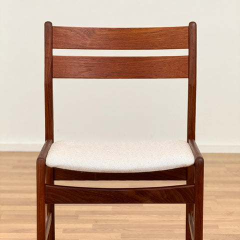 Set of 6 dining chairs in teak, 1950s-60s, Denmark - Beyo Vintage