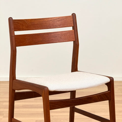 Set of 6 dining chairs in teak, 1950s-60s, Denmark - Beyo Vintage