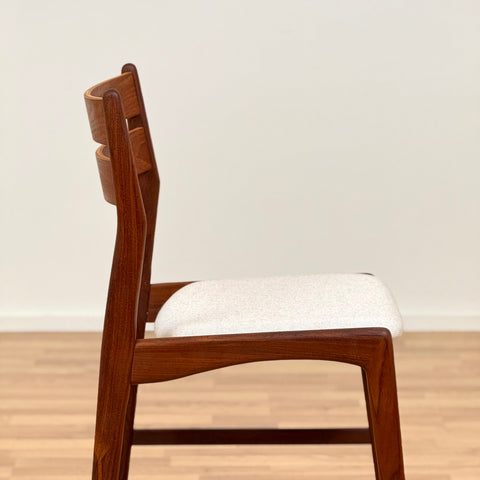 Set of 6 dining chairs in teak, 1950s-60s, Denmark - Beyo Vintage
