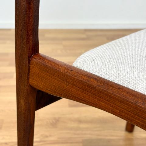 Set of 6 dining chairs in teak, 1950s-60s, Denmark - Beyo Vintage