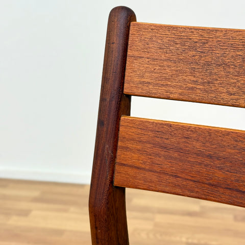 Set of 6 dining chairs in teak, 1950s-60s, Denmark - Beyo Vintage