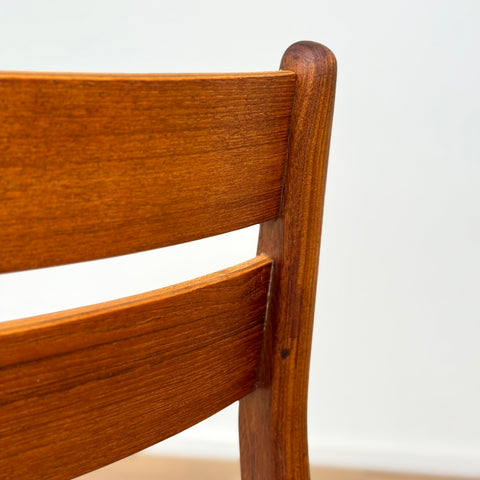 Set of 6 dining chairs in teak, 1950s-60s, Denmark - Beyo Vintage